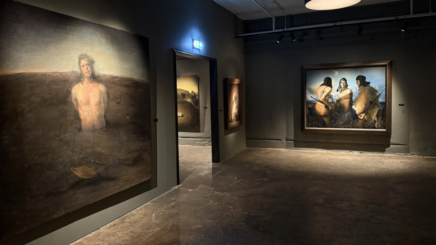 Bilder på Nerdrum Museumet