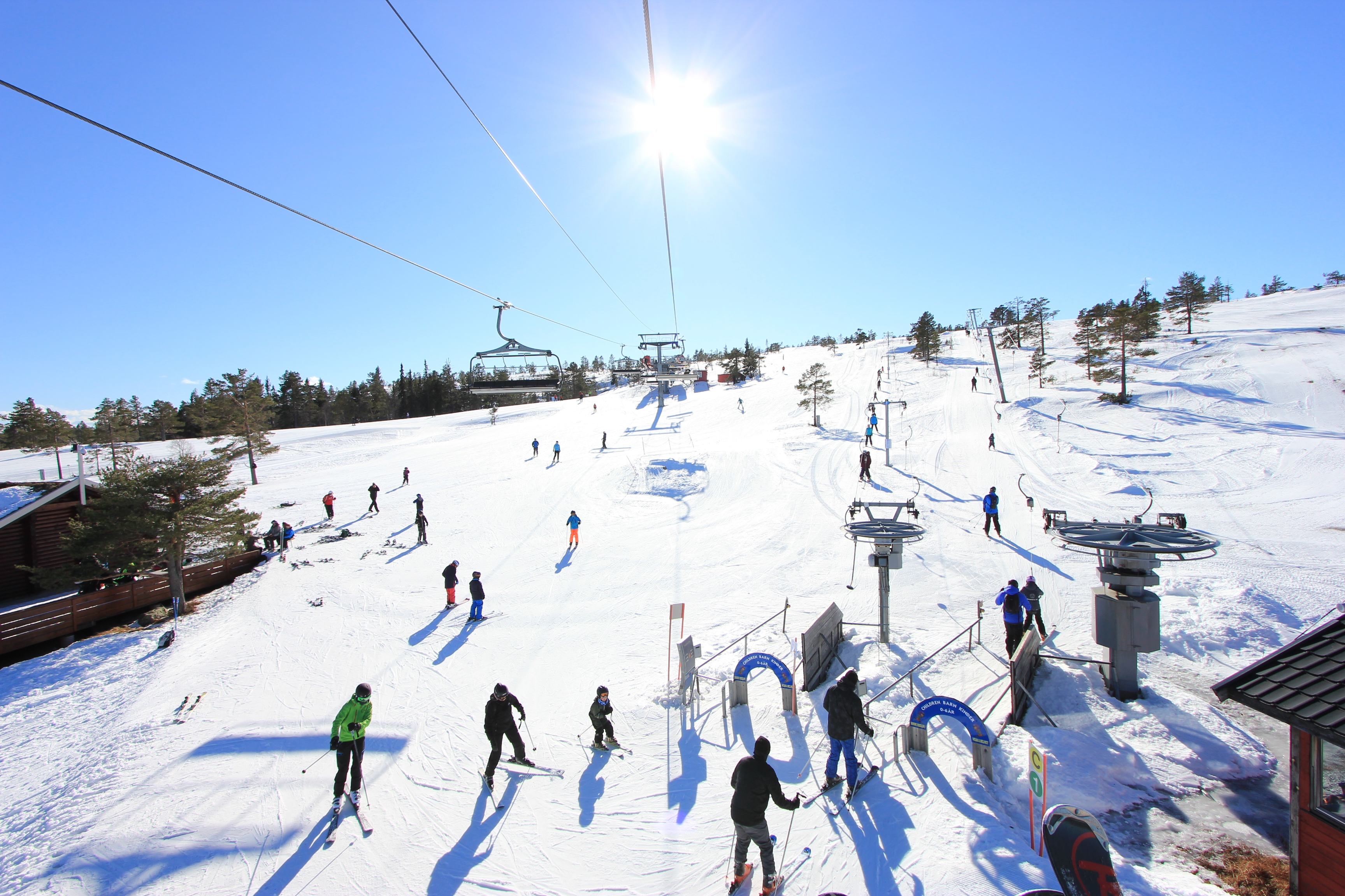 Vr&aring;dal Panorama Skisenter. Foto: VisitTelemark.no